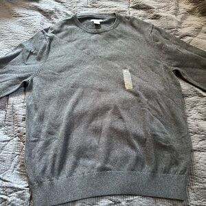 JCPenney brand large gray sweater